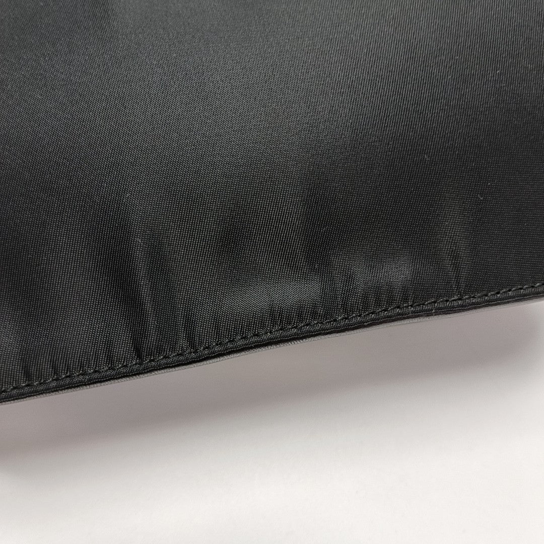 Fabric Crossbody Bag Black