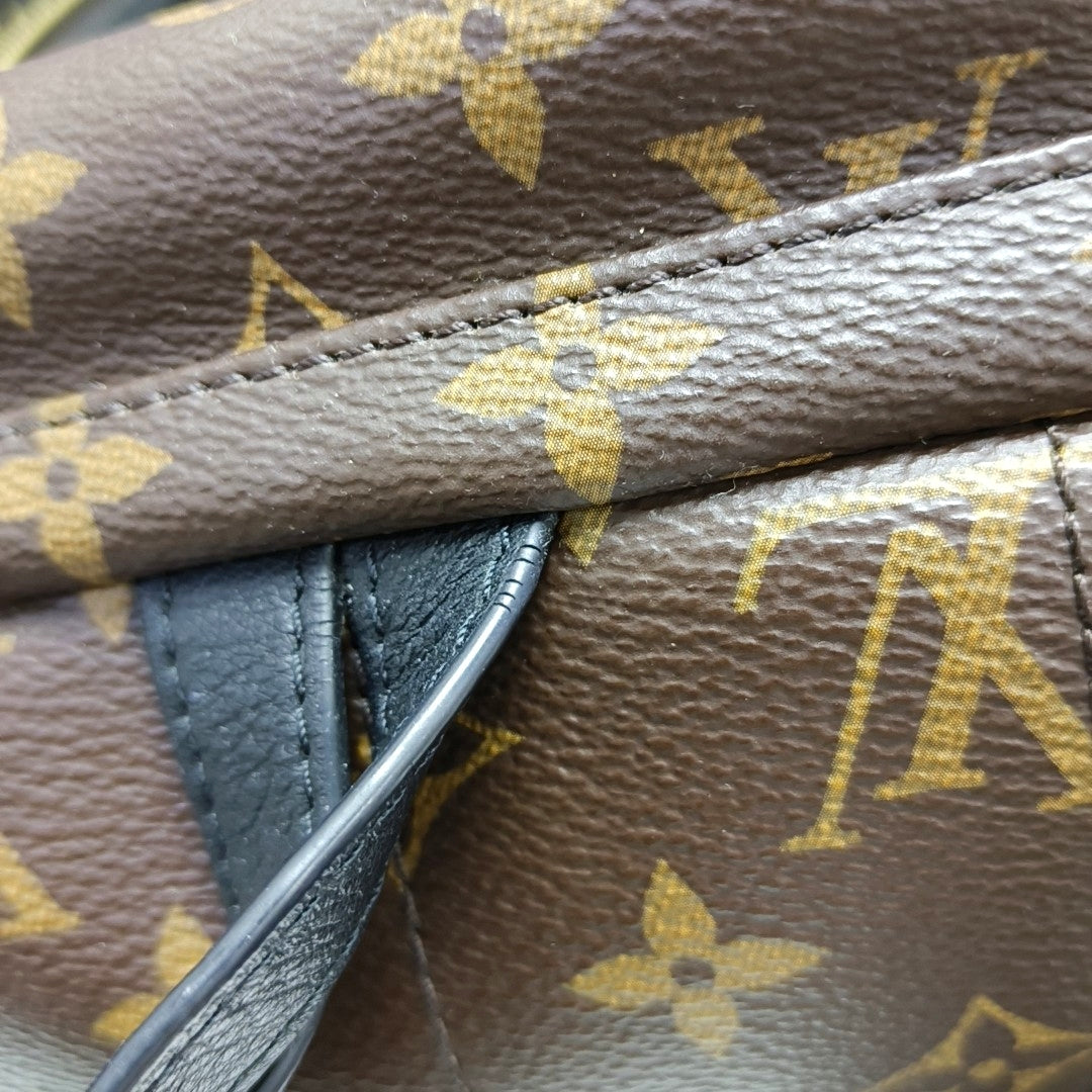 PALM SPRINGS PM Monogram Coated Canvas Brown