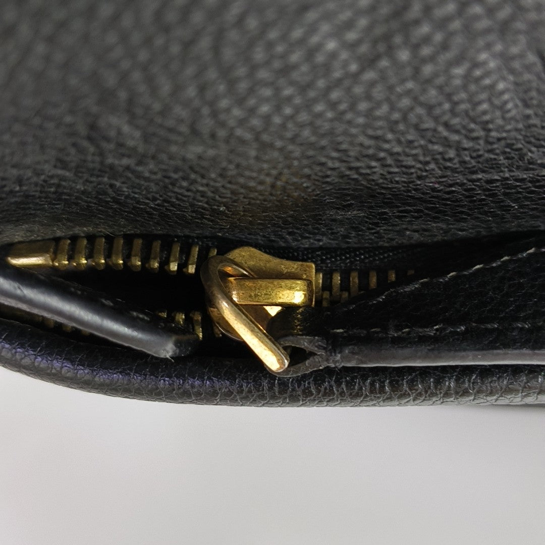 SORBONNE Monogram Calfskin Black