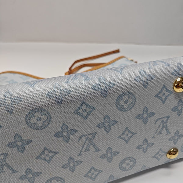 CARRYALL PM Monogram Coated Canvas Blue