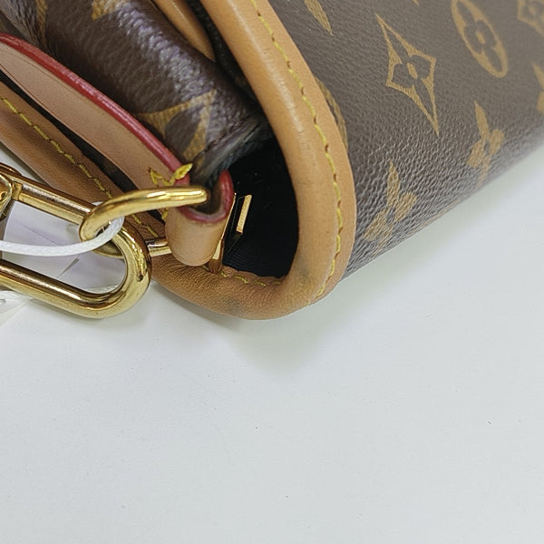 DIANE Monogram Coated Canvas Brown