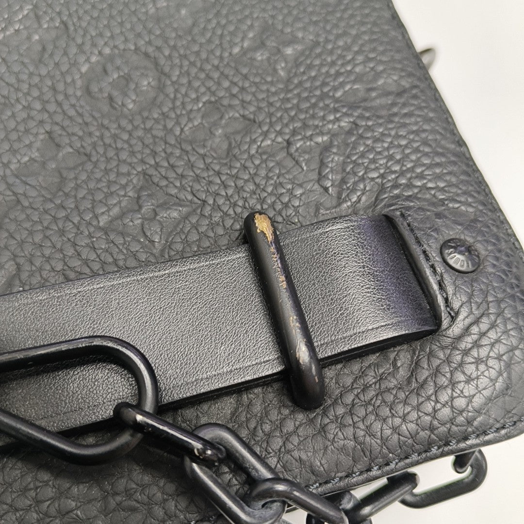 STEAMER Monogram Calfskin Black