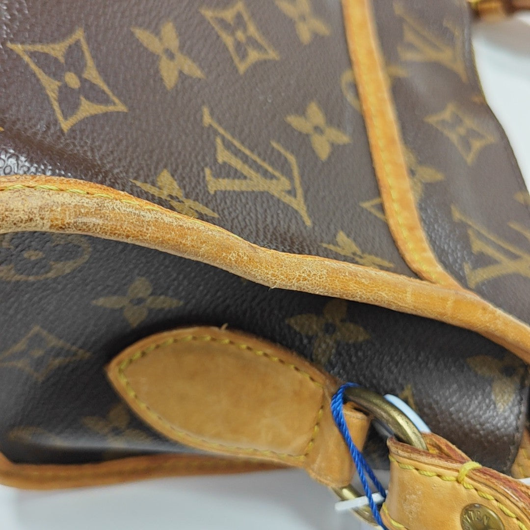POPINCOURT Monogram Coated Canvas Brown