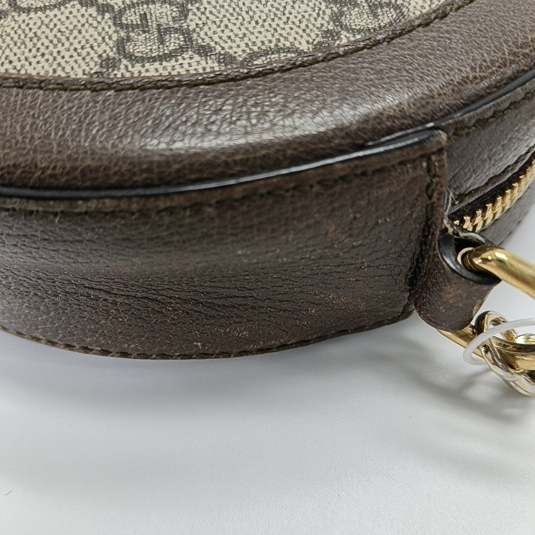 Ophidia Mini Monogram Coated Canvas Beige