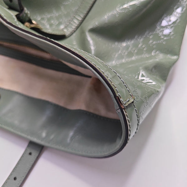 Microguccissima Monogram Calfskin Green
