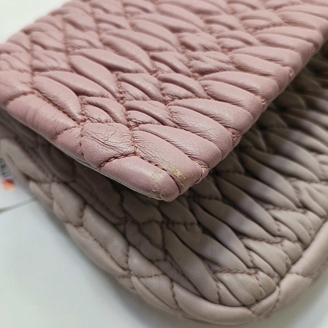 Crystal Quilted Lambskin Pink