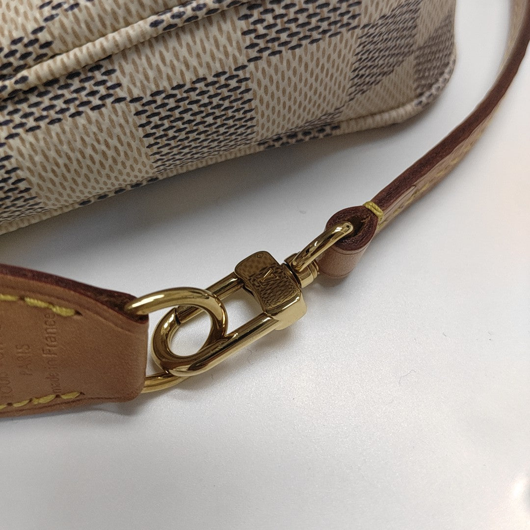 ACCESSOIRES GM Damier Azur Coated Canvas White