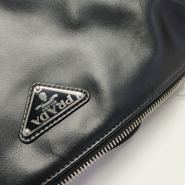 Calfskin Shoulder Bag Black