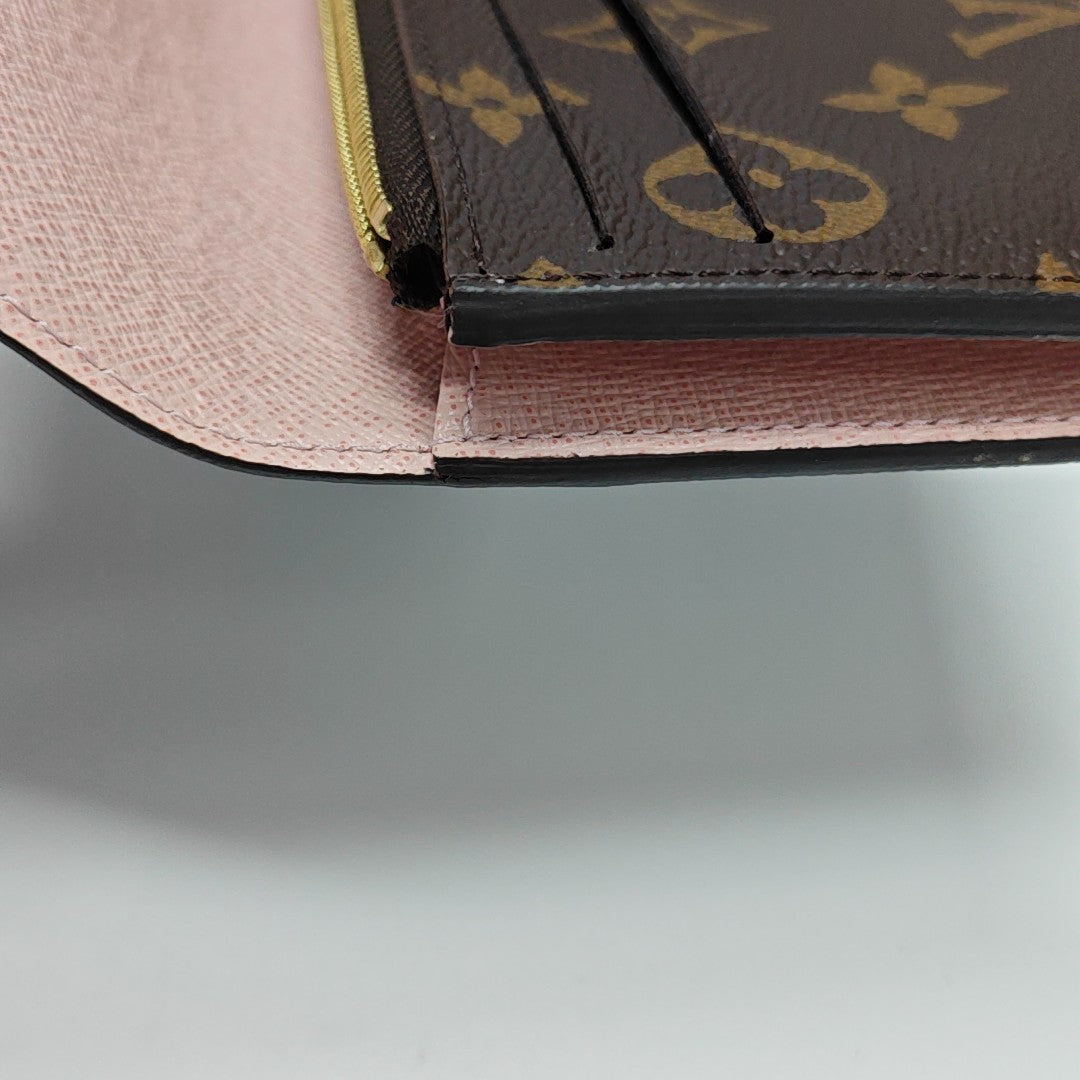 EMILIE Monogram Coated Canvas Brown