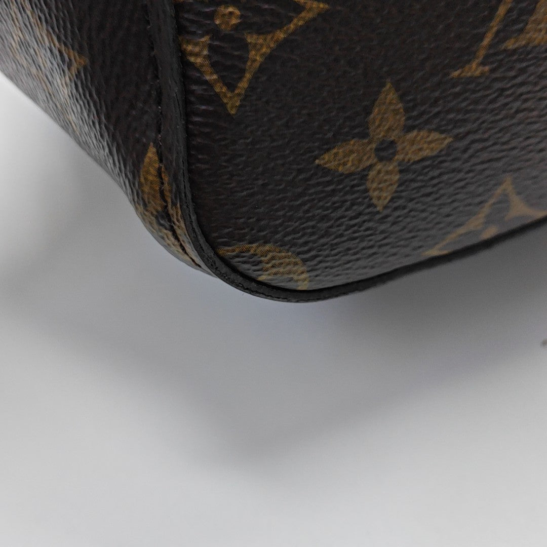 NÉONOÉ MM Monogram Coated Canvas Brown