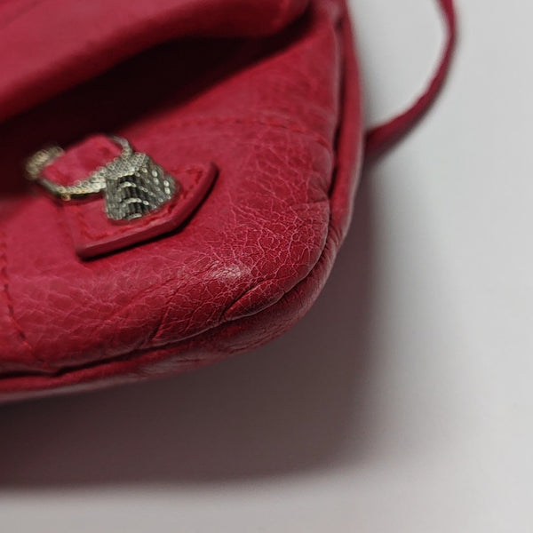 Classic City Small Lambskin Red