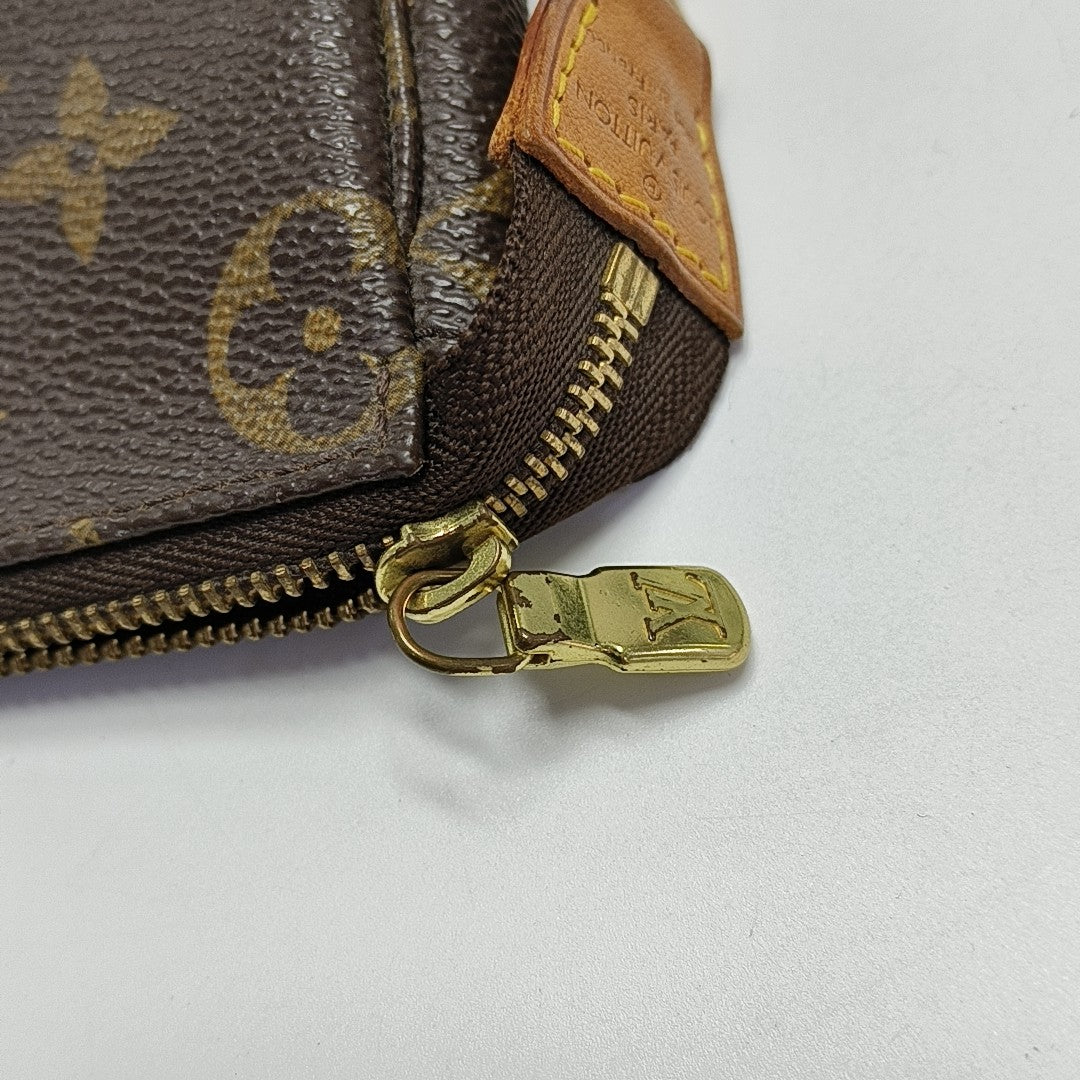 ACCESSOIRES MM Monogram Coated Canvas Brown