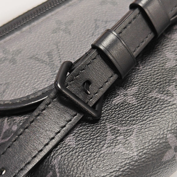 PULSE Mini Monogram Coated Canvas Black