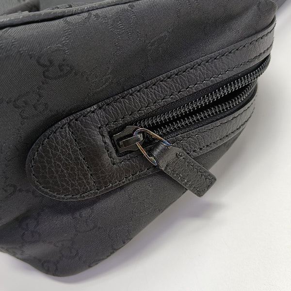 Monogram Canvas Shoulder Bag Black