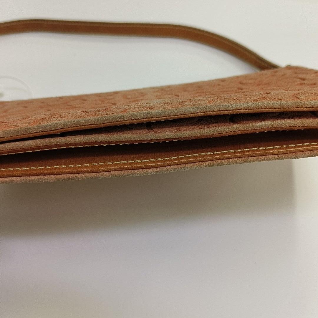 Suede Top Handle Bag Orange