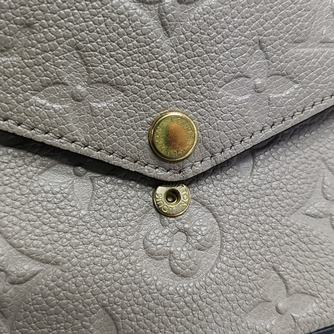 FÉLICIE Monogram Calfskin Gray