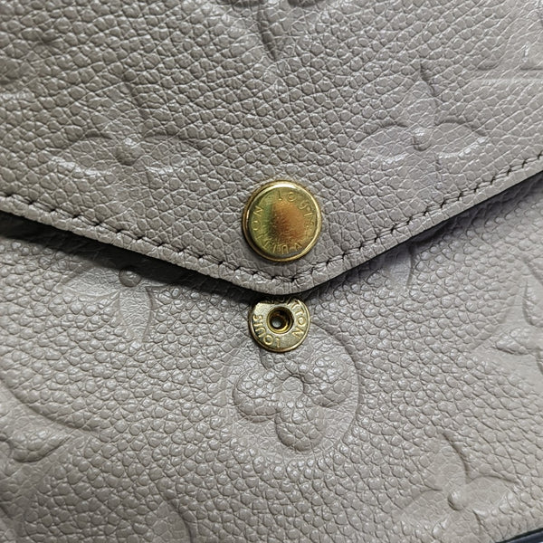FÉLICIE Monogram Calfskin Gray