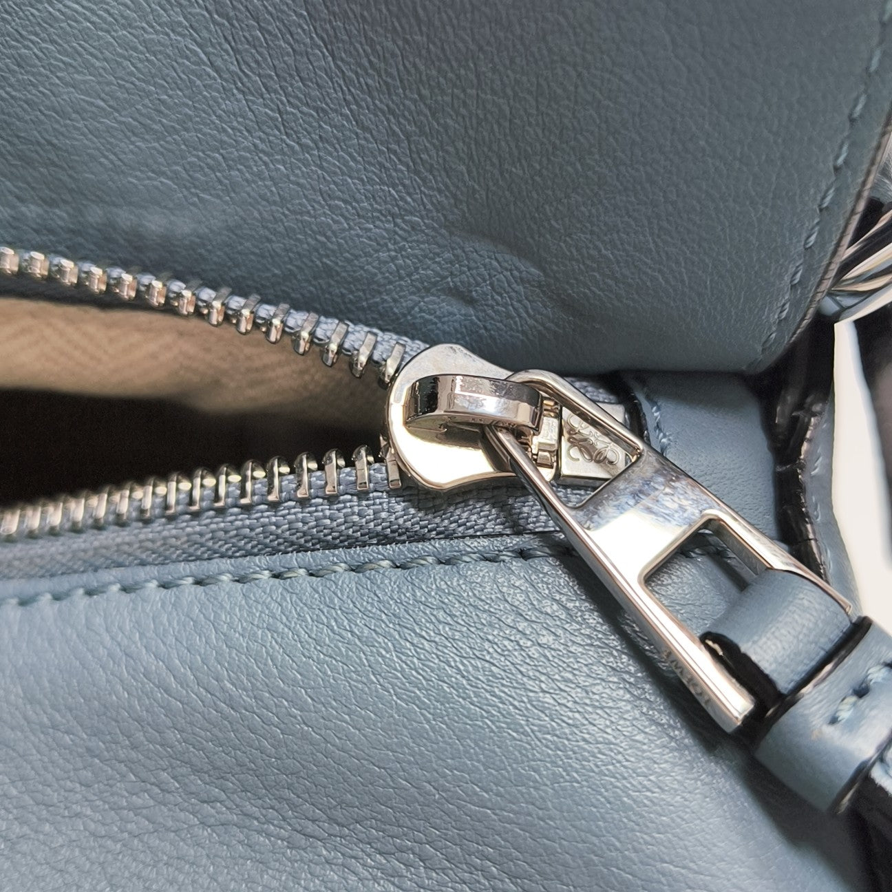 Puzzle Small Calfskin Blue