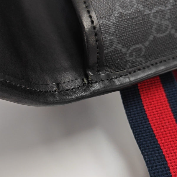 Neo Vintage Monogram Coated Canvas Black