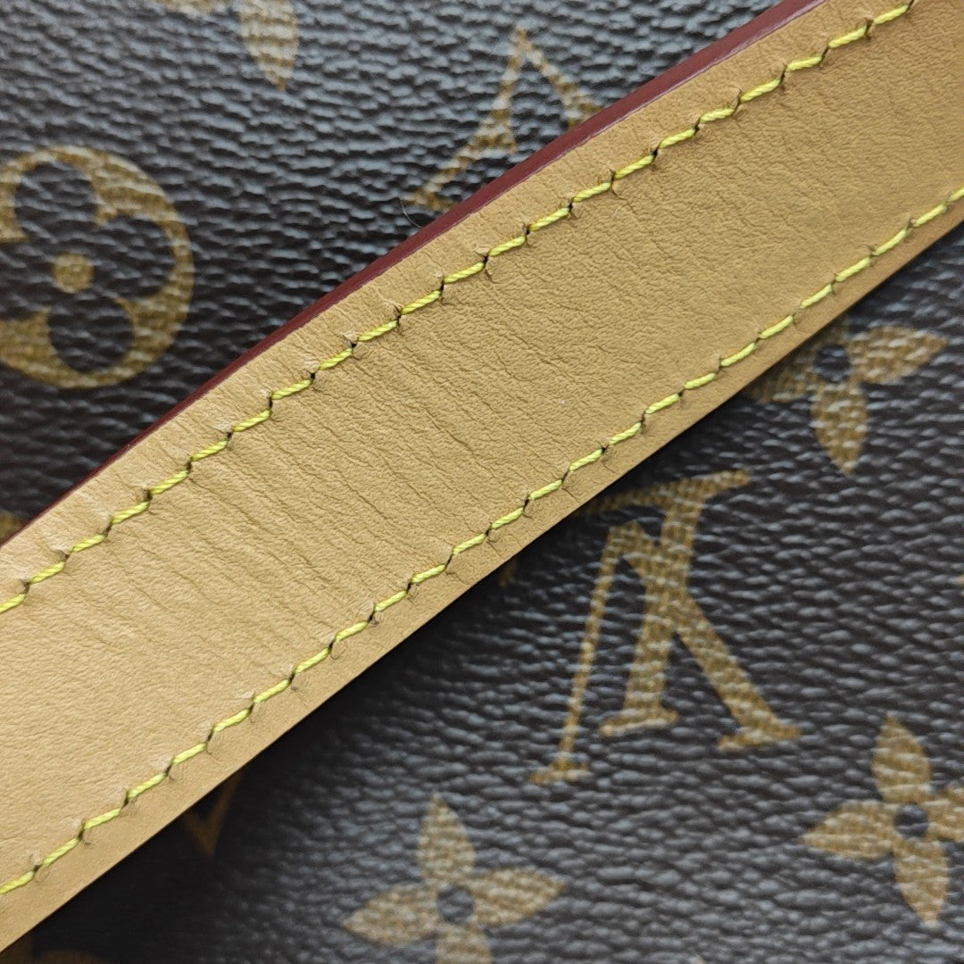DIANE Monogram Coated Canvas Brown