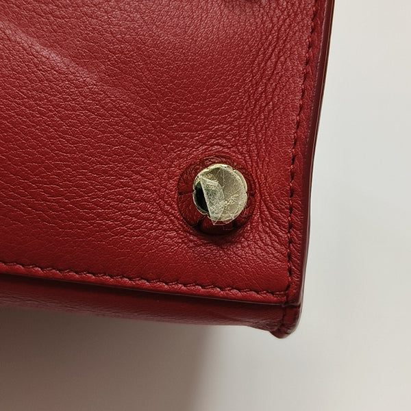 Calfskin Tote Bag Red