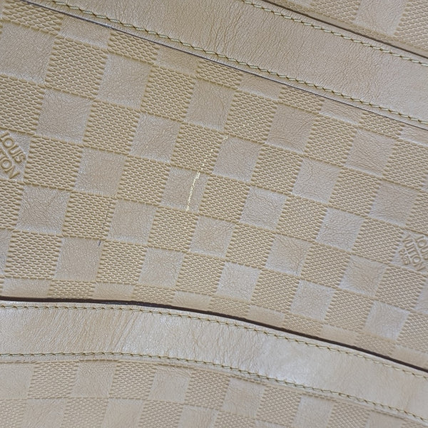 TADAO PM Damier Calfskin Yellow