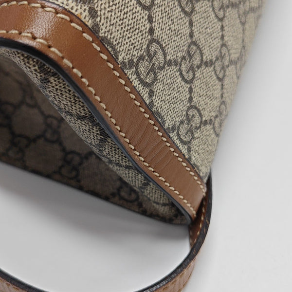 Padlock Small Monogram Coated Canvas Beige