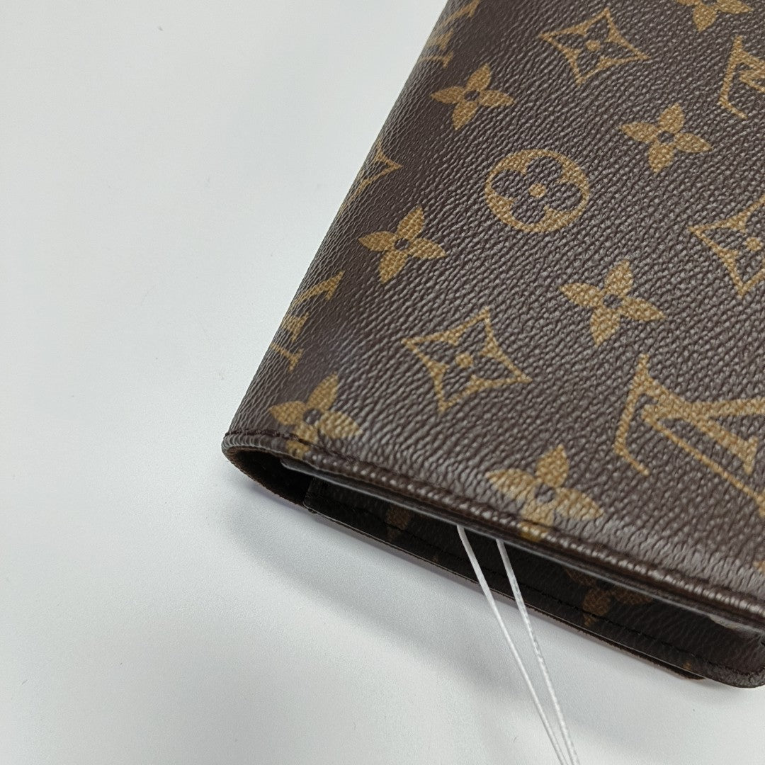 Lily Monogram Coated Canvas Brown