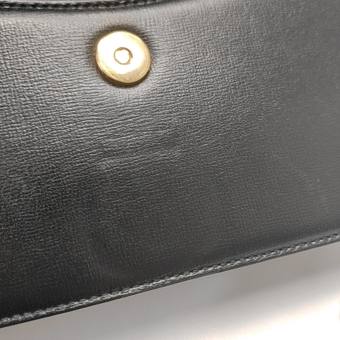 GG Ring Small Calfskin Black