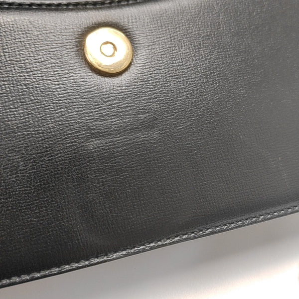 GG Ring Small Calfskin Black