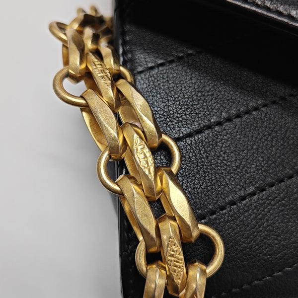 Quilted Calfskin Belt Bag Black