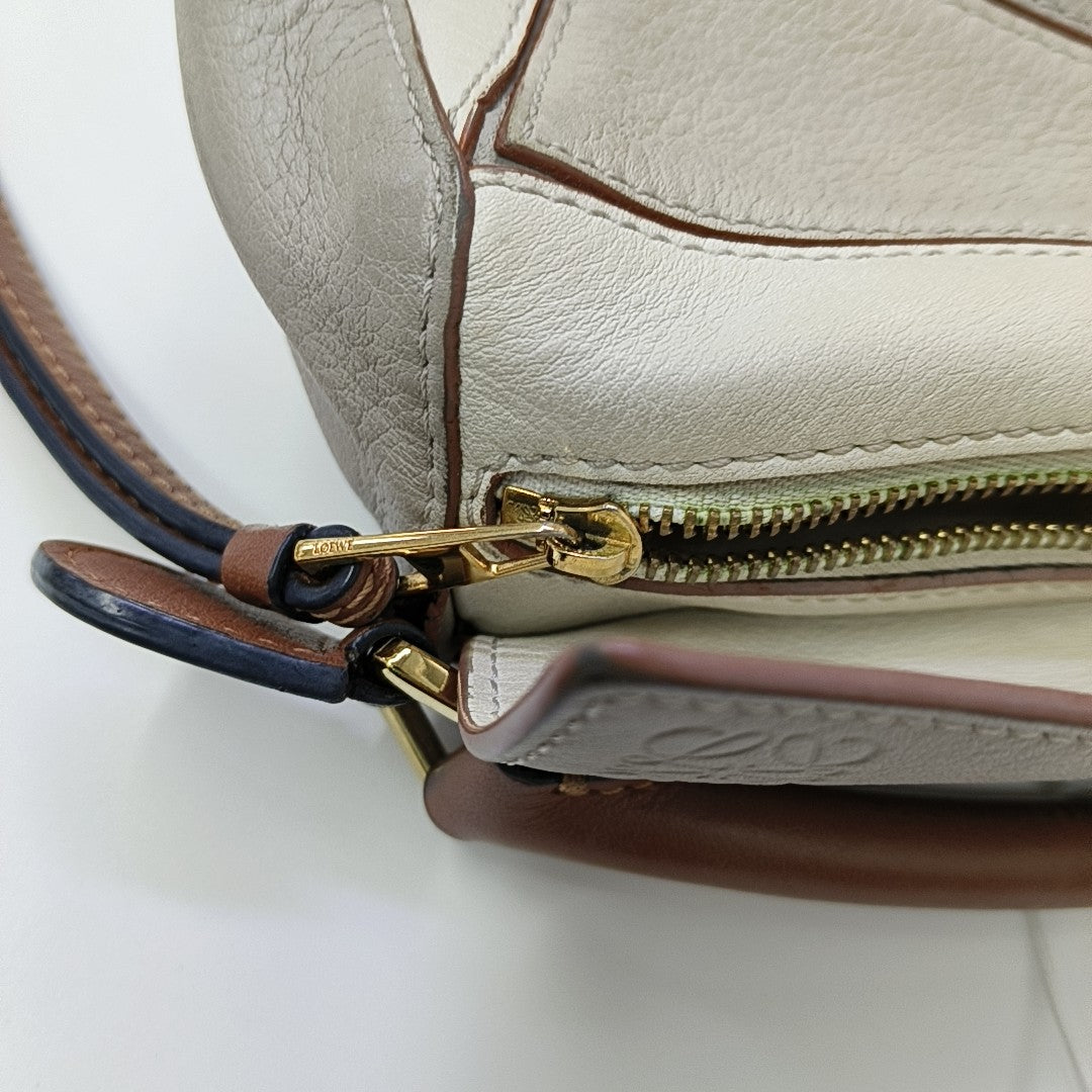 Puzzle Mini Calfskin Multicolor