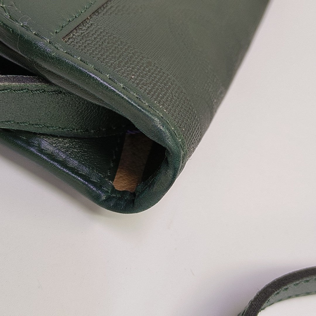 Special Material Shoulder Bag Green