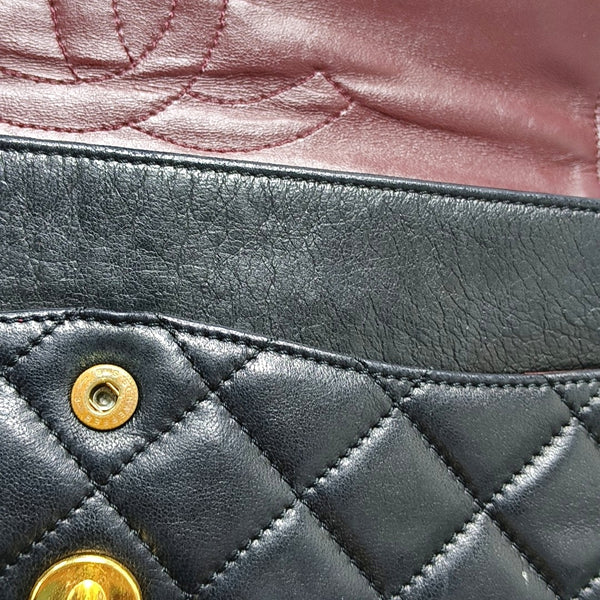 Quilted Lambskin Black