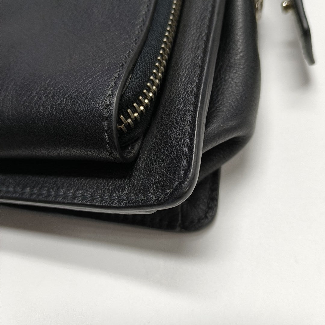 Calfskin Clutch Black