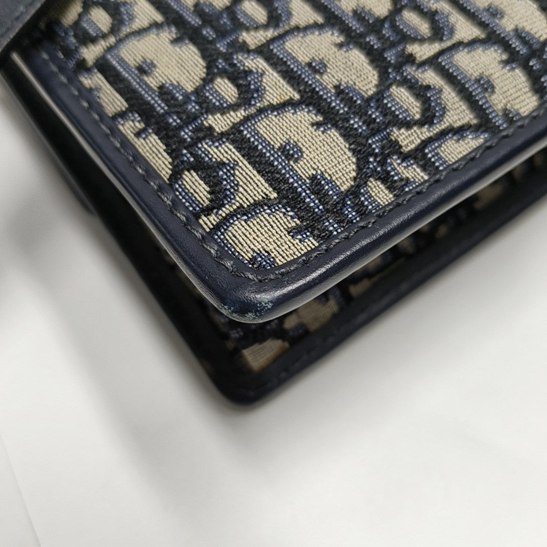 30 Montaigne Oblique Canvas Blue