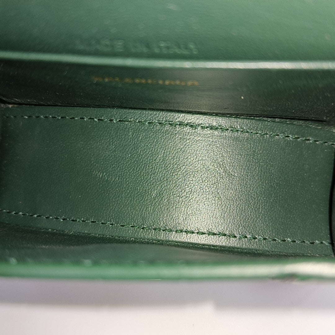 Hourglass Mini Calfskin Green