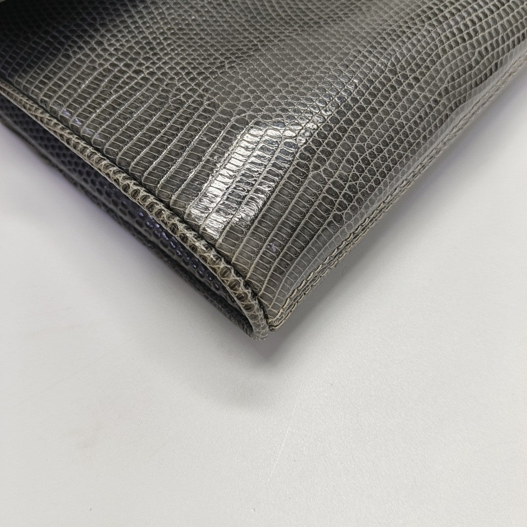 Calfskin Shoulder Bag Gray