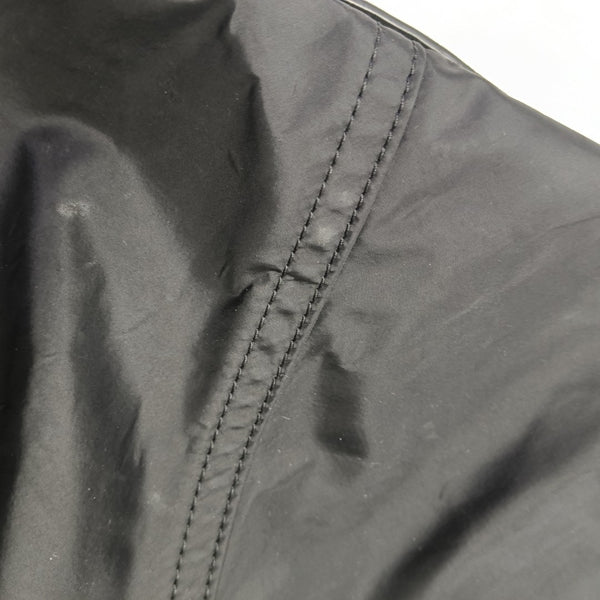 Nylon Top Handle Bag Black