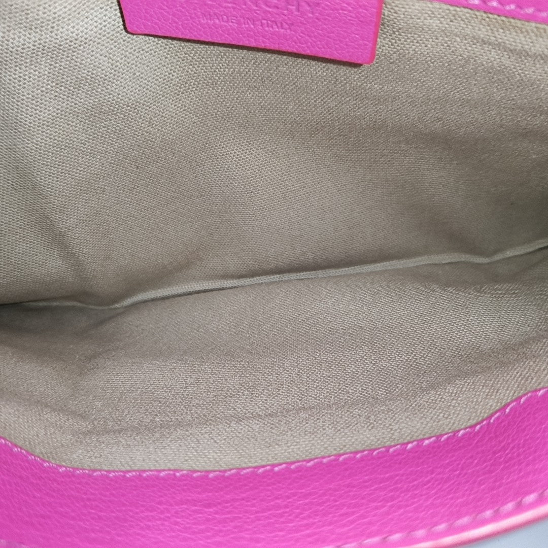 Calfskin Clutch Red
