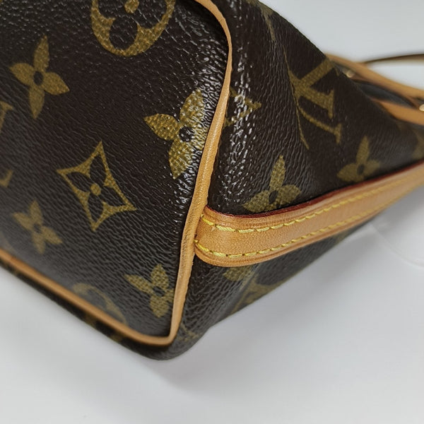 NÉONOÉ Nano Monogram Coated Canvas Brown