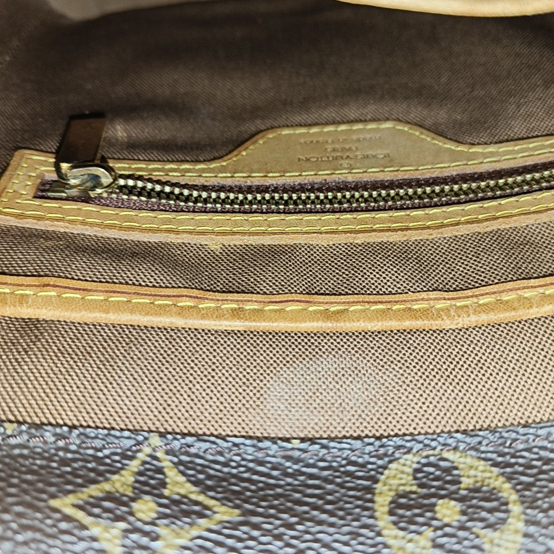 VINTAGE VAVIN PM Monogram Coated Canvas Brown