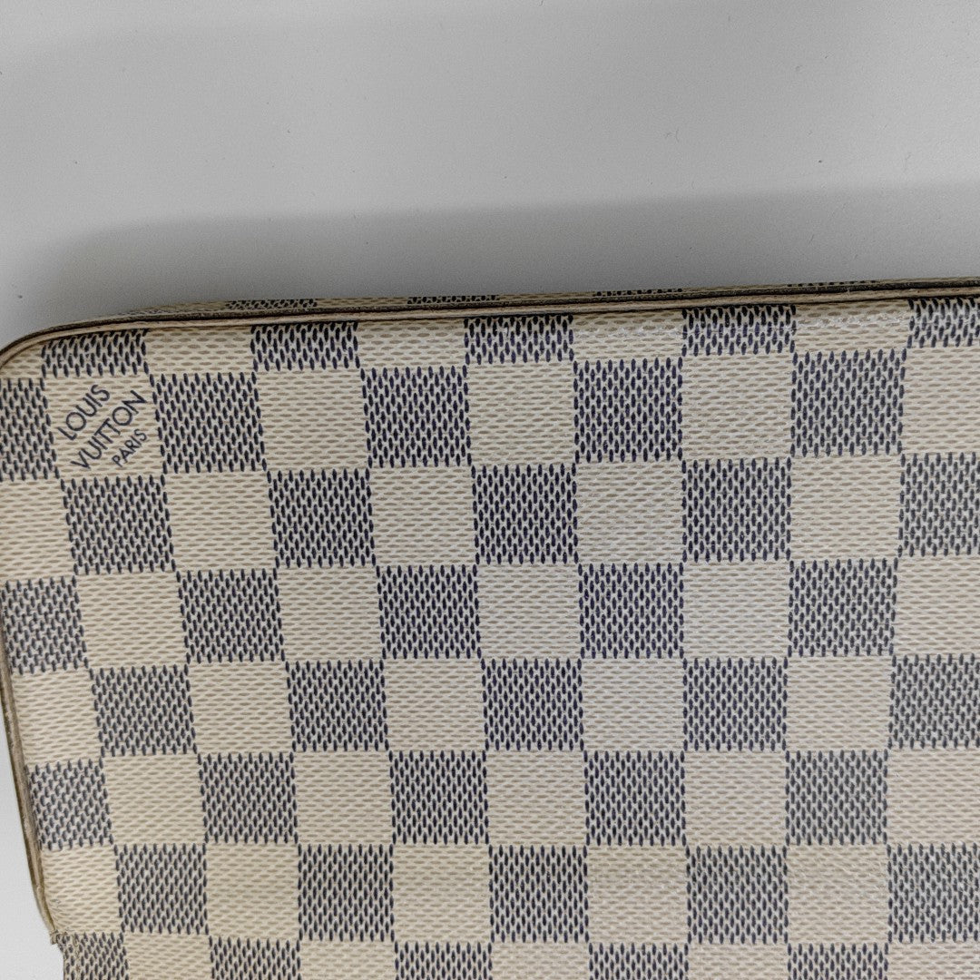 FÉLICIE Damier Azur Coated Canvas White