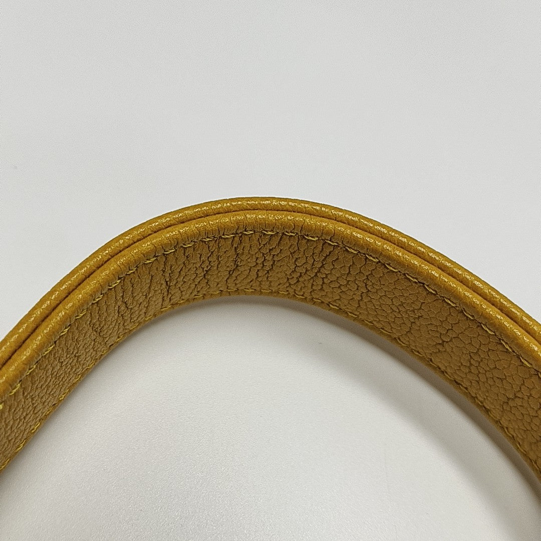 BOY CHANEL Quilted Grained Calfskin Yellow