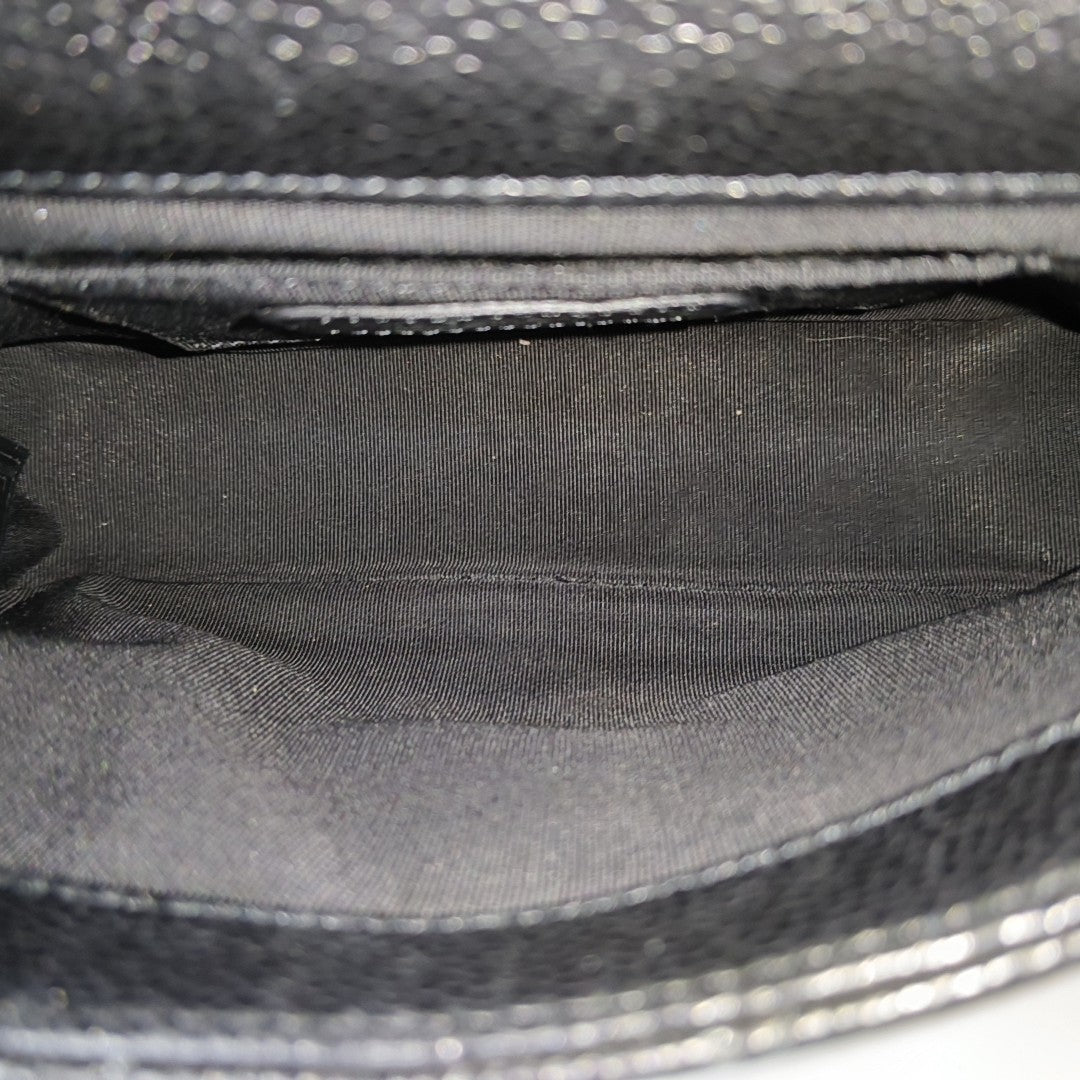 SO BLACK Quilted Grained Calfskin Black