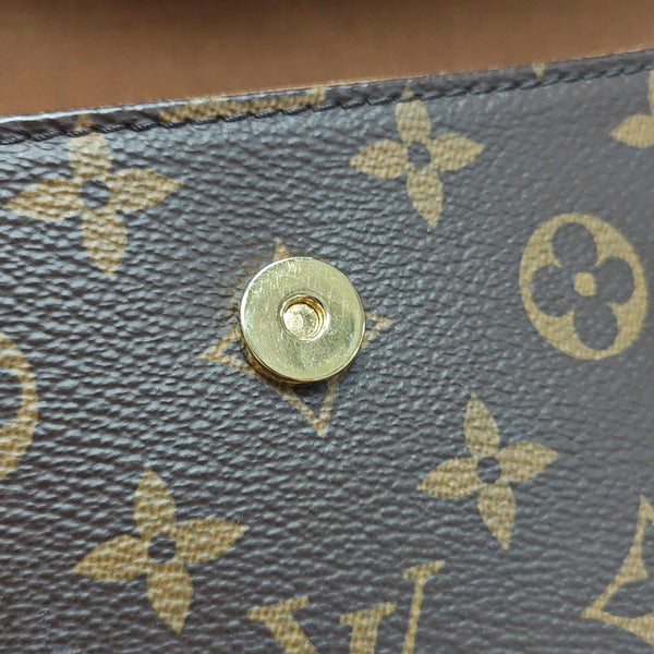 IVY Monogram Coated Canvas Brown
