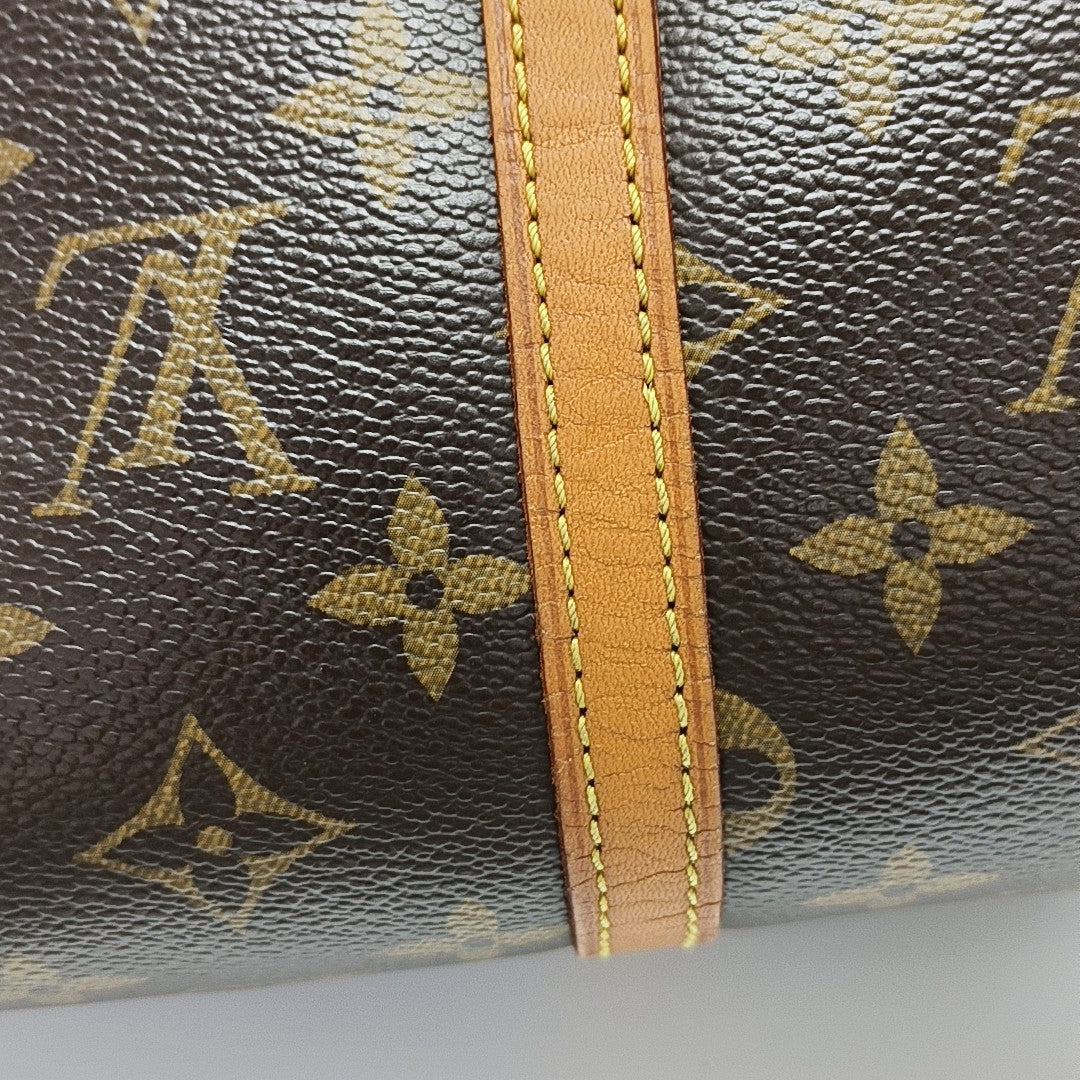 PAPILLON MM Monogram Coated Canvas Brown
