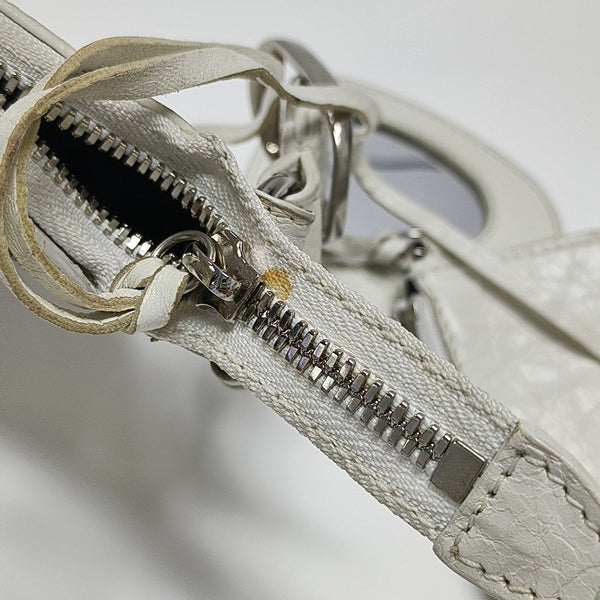 Le Cagole Mini Lambskin White