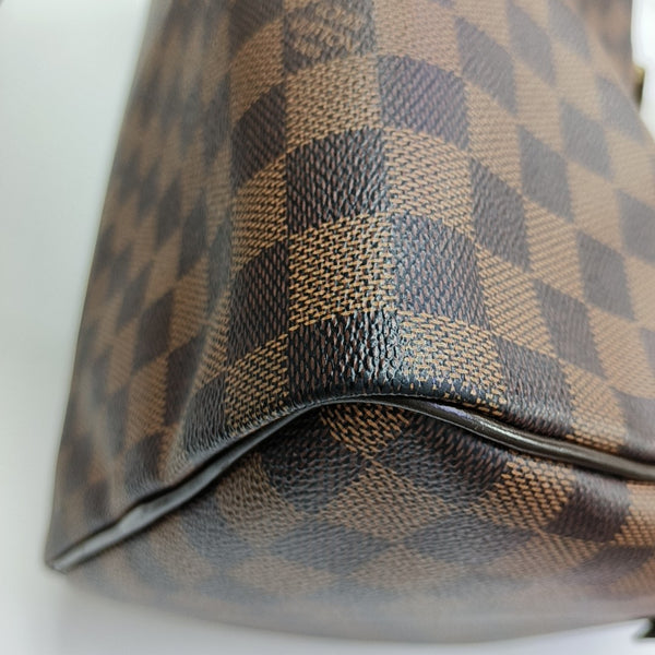 SPEEDY 30 Damier Ebene Coated Canvas Brown