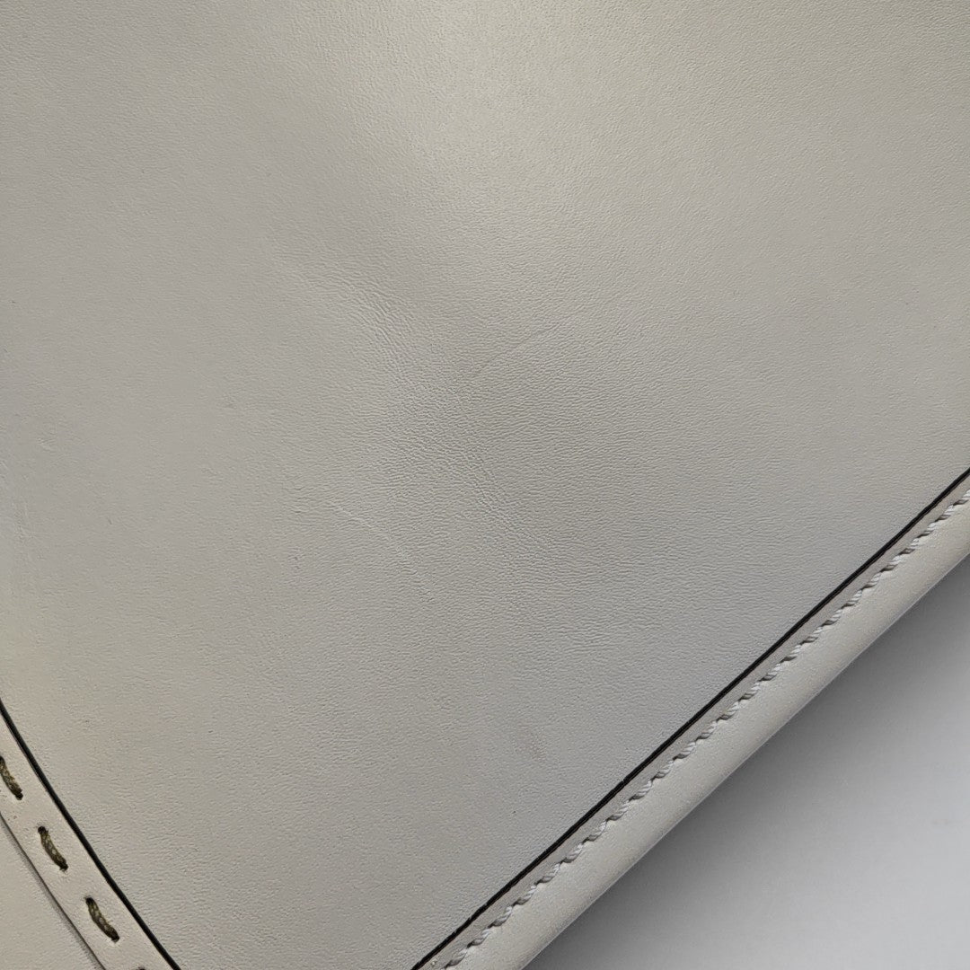 Sunshine Medium Calfskin White
